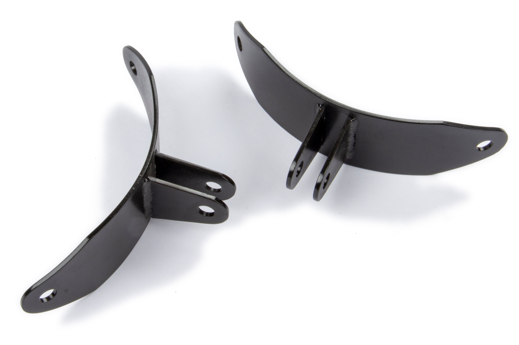 A top view of braces of Dinan Shock Tower Brace for BMW 525i / 528i / 530i / 540i / M5 1996-2003 with white background