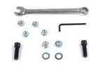 A top view of the screws of Dinan Shock Tower Brace for BMW 323i / 325i / 328i / 330i / M3 1999-2006 with white background