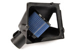A top view of Dinan High Flow Intake System for BMW and MINI and its air filter with white background