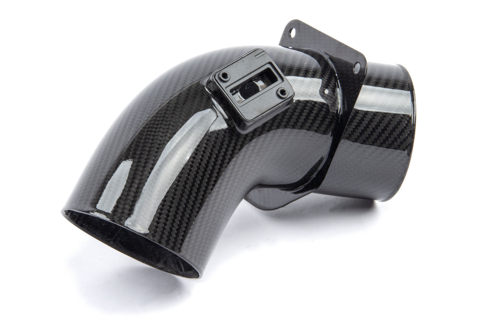 A top view of Dinan Cold Air Intake for BMW M240i / M340i 2020-2024 pipe with a white background