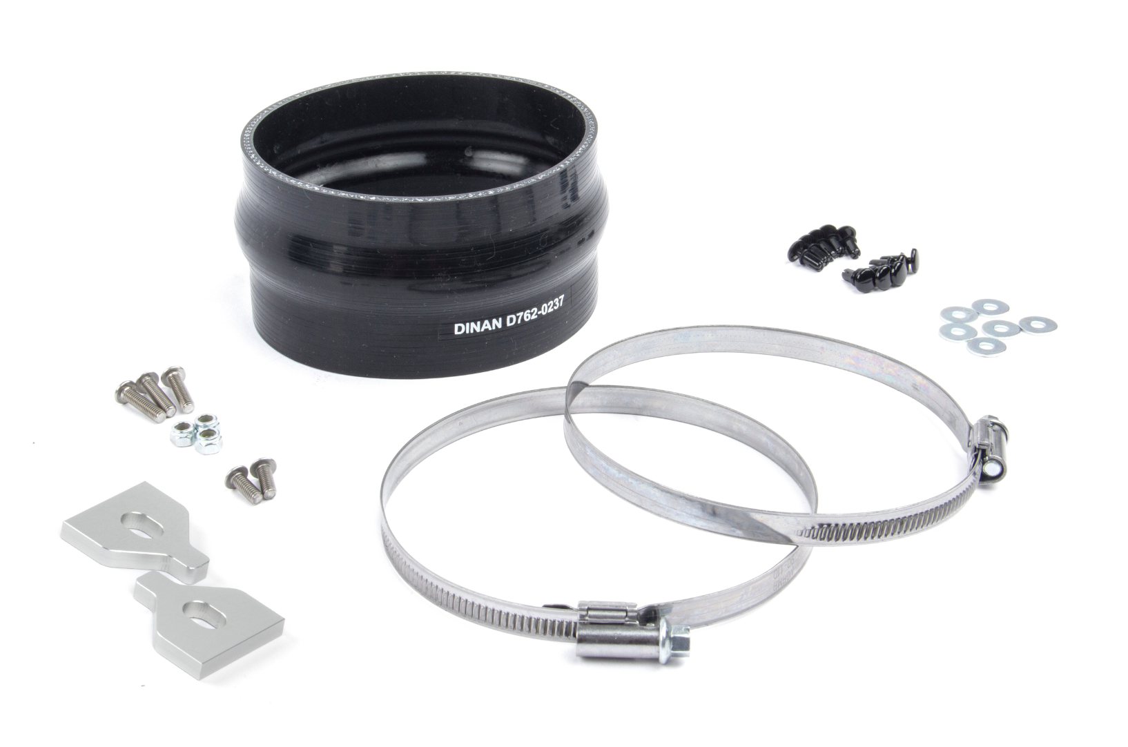 A top view of Dinan High Flow Intake System for BMW M240i / M340i / M440i 2020-2024 with white background