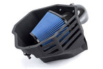 A back view of Dinan Cold Air Intake for BMW 230i / 330i / 430i 2019-2025 with its air filter on a white background