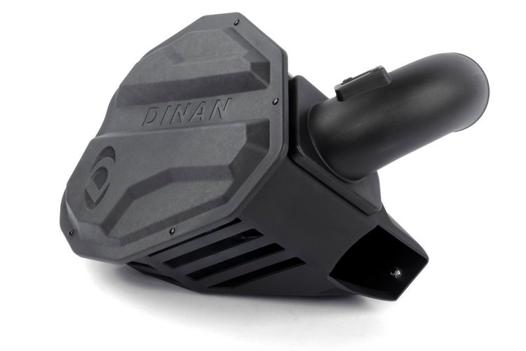 A front view of Dinan Cold Air Intake for BMW 230i / 330i / 430i 2019-2025 with white background
