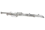 A front wide view Stillen Off-Road Series Exhaust for Toyota Tundra 2007-2013 with white background