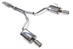 A top wide view of Stillen Cat-Back Exhaust System for Nissan Altima 2.5 [Sedan] 2013-2018 with white background
