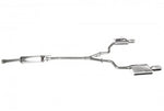A top wide view of Stillen Cat-Back Exhaust System for Nissan Maxima 3.5L 2016-2018 with white background