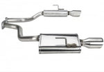 A close up wide view of Stillen Cat-Back Exhaust System for Nissan Maxima 3.5L 2016-2018 with white background