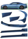 A wide view of Stillen 6-Piece Body Kit for Chevy Camaro SS 2010-2013 with white background