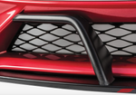 A close up view of Stillen Front Winglets for Infiniti Q60 3.0t 2017-2022 fitted on a car