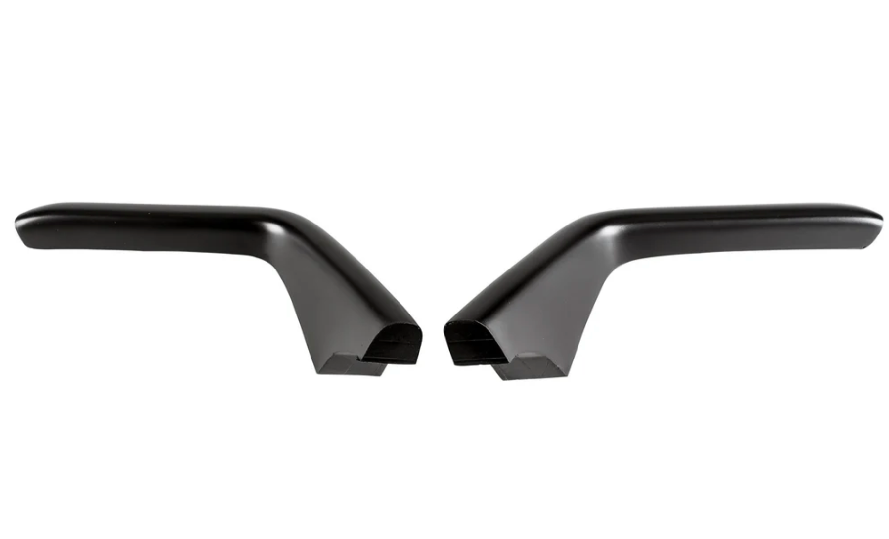 A front view of Stillen Front Winglets for Infiniti Q60 3.0t 2017-2022 with white background