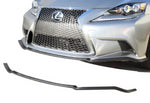A front close up view of Stillen Front Splitter for Lexus IS250 / IS350 F Sport 2014-2015 with white background