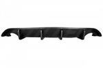 A back wide view of Stillen Rear Diffuser [Matte Black] for Nissan Altima 2013-2015 with white background