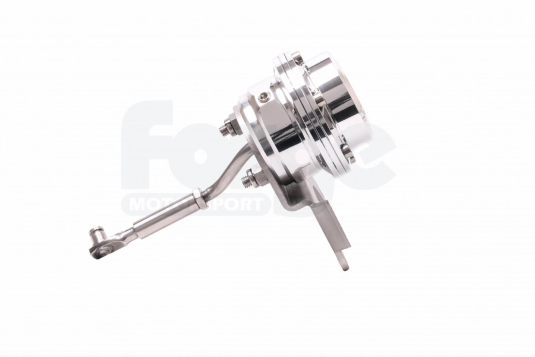 A side wide view of Forge Motorsport Adjustable Actuator for Subaru Impreza WRX STi 2006-2007 with white background