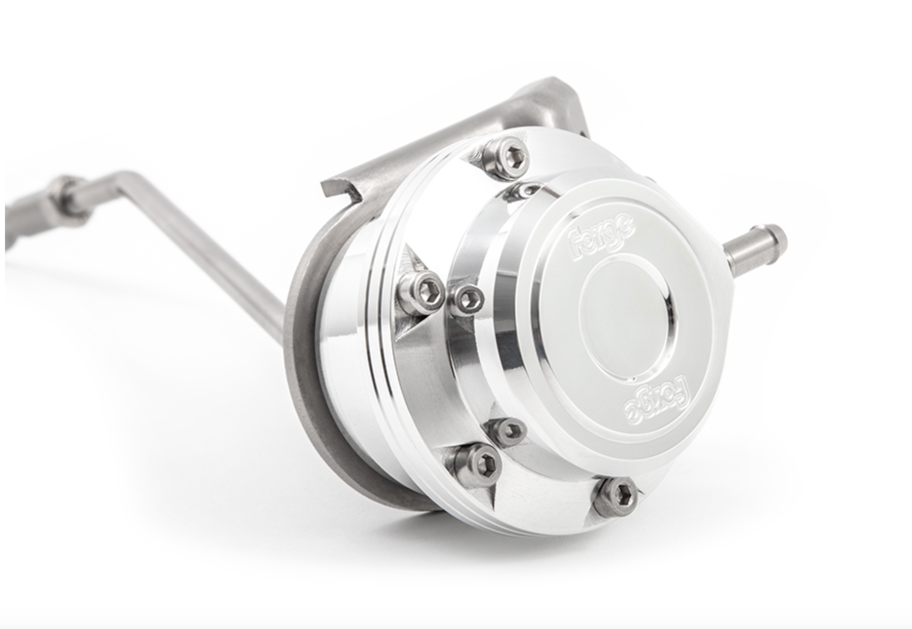 A side close up view of Forge Motorsport Turbo Actuator for Mitsubishi Colt CZT 2004-2012 with white background