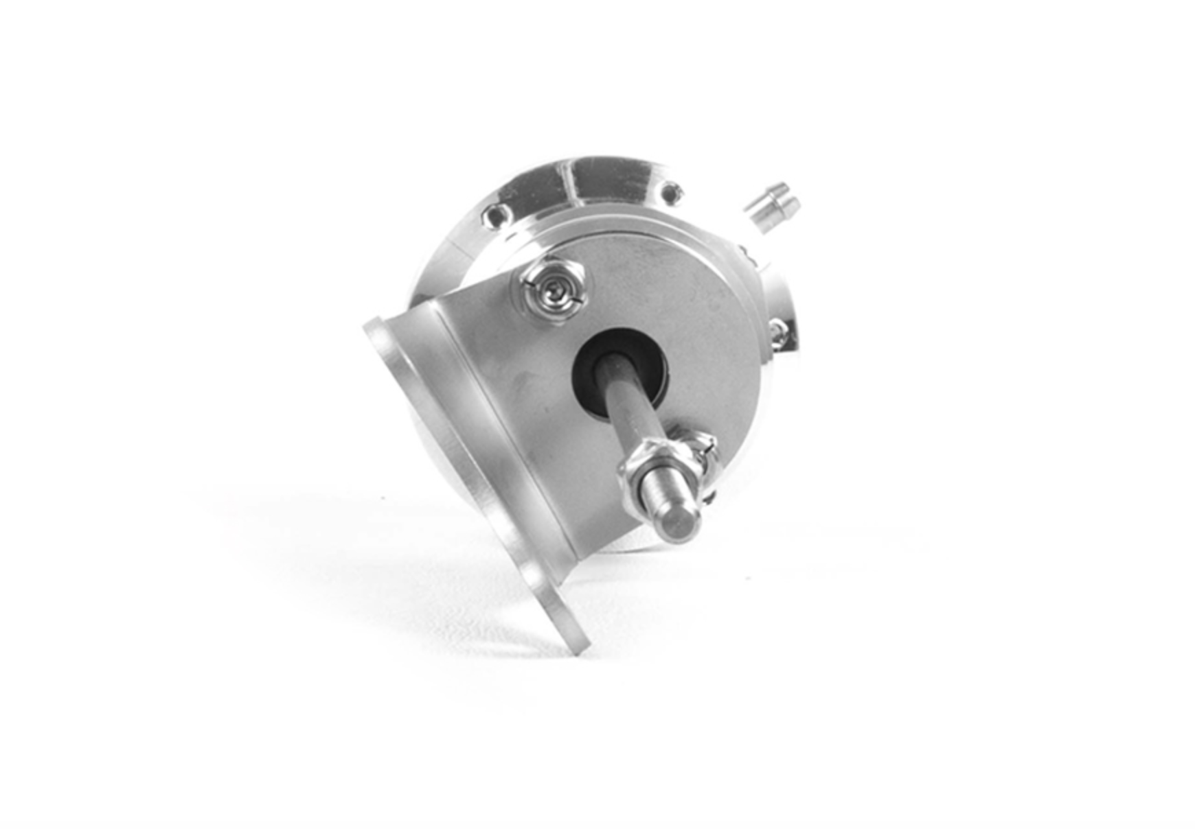 A back view of Forge Motorsport Turbo Actuator for Audi A4 / A6 (2.0T) 2005-2011 with white background