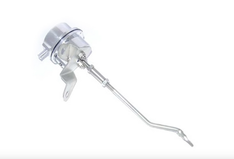 A top wide view of Forge Motorsport Adjustable Actuator for Mitsubishi Eclipse 1st Generation 1989–1994 with white background