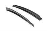 A top wide view of AutoTecknic Carbon Fiber Roof Fin Set - BMW G82 M4 2021-2025 with white background