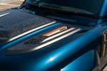 Forged carbon bonnet vent detailing on the Urban Defender OCTA