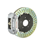 RSX Brembo GT 4-piston front kit, silver caliper, 328mm drilled 2-piece disc