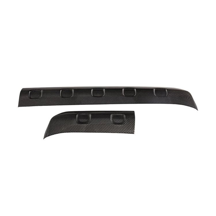 A top view of Urban Automotive Carbon Fiber OEM Front Skid Plate Mercedes-Benz G Wagon 2018+ with white background