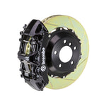 C7 Corvette Brembo GT 6-piston front kit, black caliper, 380mm type 1 slotted 2-piece disc