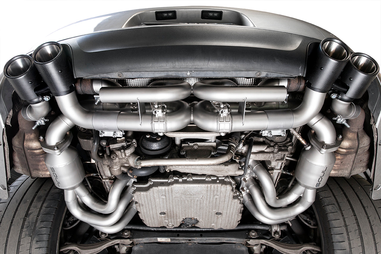 Soul 991.1 Carrera without PSE street package: street package installed, rear view from below