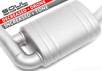 Soul 981 GT4 / Spyder performance exhaust system: muffler with an increased-tone label