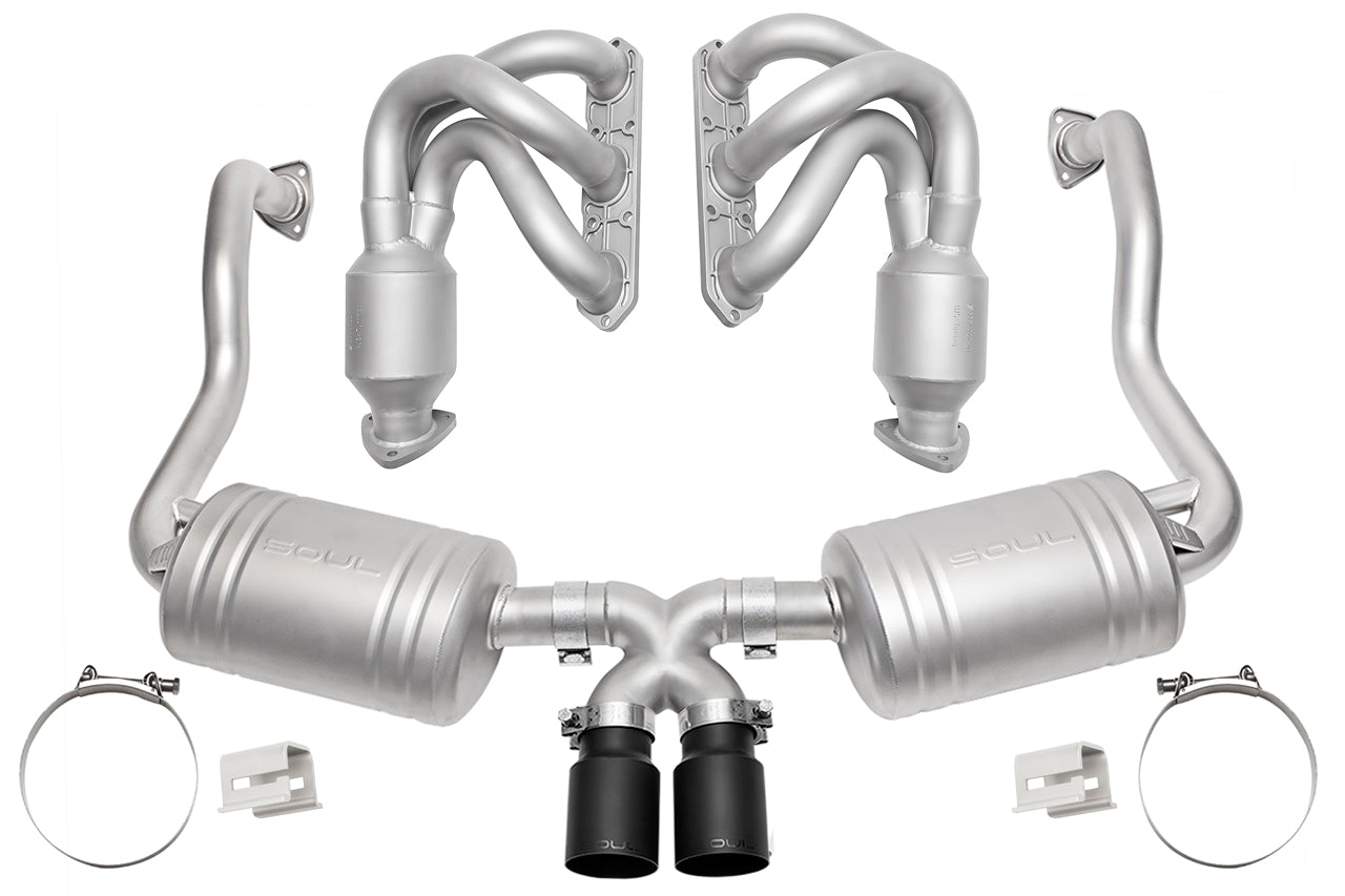 Soul 986 Boxster street exhaust package: 986 street exhaust package with headers and mufflers