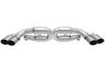 Soul 991 Turbo / Turbo S x-pipe exhaust: 991 Turbo X-pipe exhaust with GT2-style tips