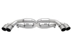 Soul 991 Turbo / Turbo S x-pipe exhaust: X-pipe exhaust, rear view