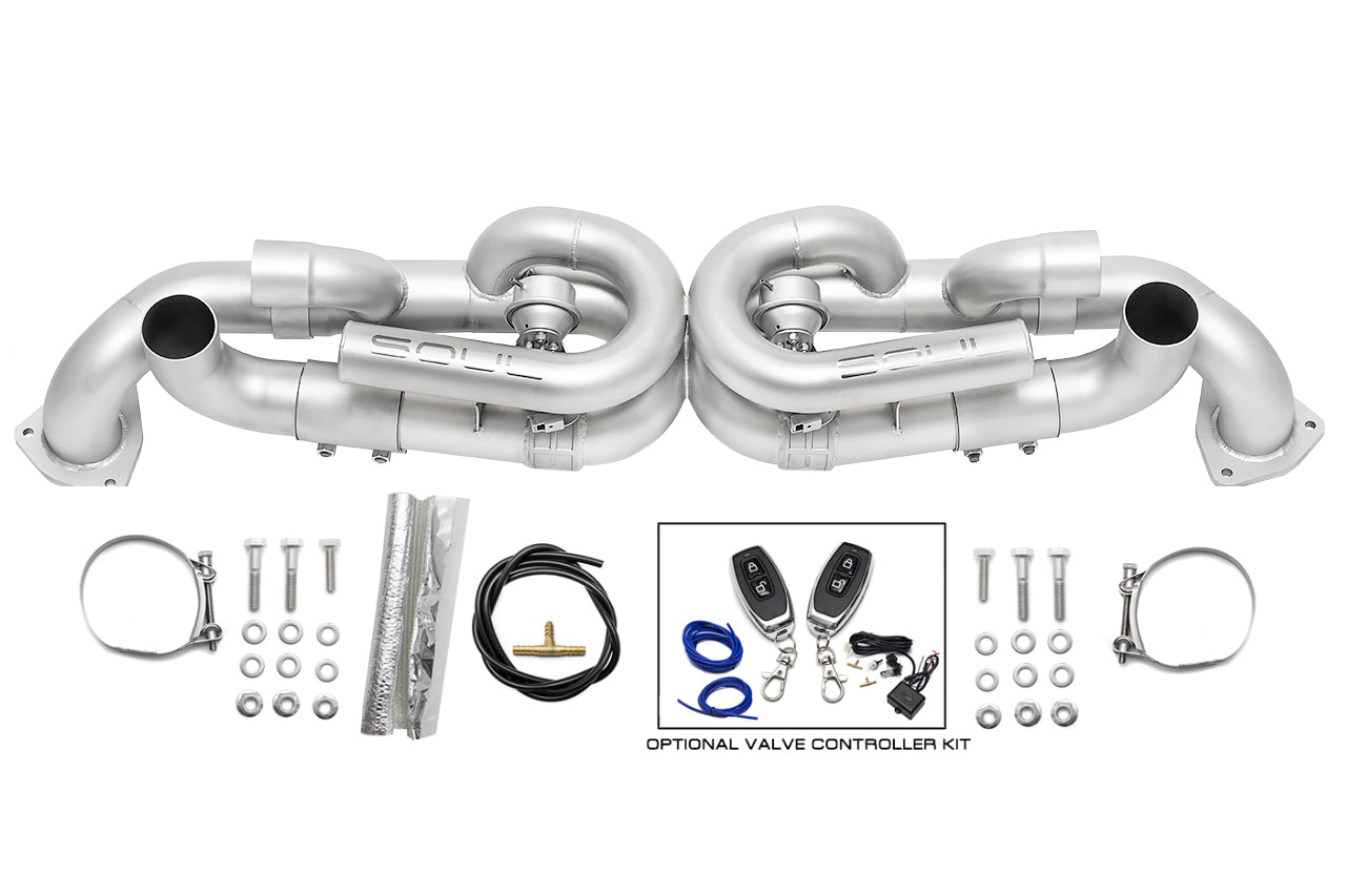 991.1 Carrera S / GTS valved performance exhaust system: valved exhaust for the factory, view 2