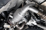 Soul 991.2 Carrera PSE sport cats / cat bypass pipes: sport cat installed beside the turbo