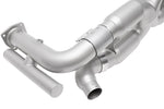Soul 996 Turbo competition x-pipe exhaust system: competition exhaust, side view