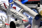 Soul 997.1 Turbo competition x-pipe exhaust system: exhaust installed in the shop