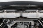 Soul 997.1 Turbo competition x-pipe exhaust system: exhaust installed, rear view