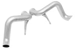 Soul R8 V10 2020-2023 race exhaust system: race exhaust pipe, angled view