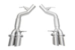 Soul F10 M5 resonated muffler bypass exhaust: muffler bypass exhaust, angled view
