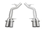 Soul F06 / F12 / F13 M6 resonated muffler bypass exhaust: muffler bypass exhaust with brushed tips