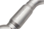 Soul F10 M5 resonated muffler bypass exhaust: close-up of the resonator section