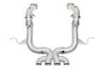 C8 Corvette ZR1 / ZR1X 3.5″ competition exhaust package: ZR1 3.5-inch competition exhaust, front