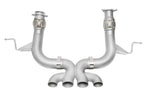 Soul C8 Corvette ZR1 / ZR1X performance rear exhaust system: ZR1 rear exhaust with quad center tips
