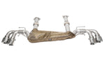 Soul C8 Corvette performance rear exhaust system: rear exhaust with polished slash-cut tips