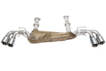 Soul C8 Corvette performance rear exhaust system: rear exhaust with brushed tips