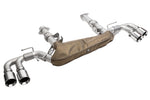 Soul C8 Corvette sport exhaust package: sport package, angled view