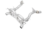 Soul 488 / 488 Pista 3.5″ performance exhaust systems: performance exhaust, angled view