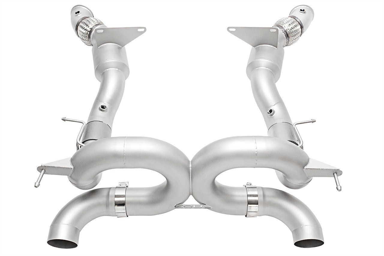 488 / 488 Pista 3.5″ performance exhaust systems: 488 performance exhaust with headers and loop
