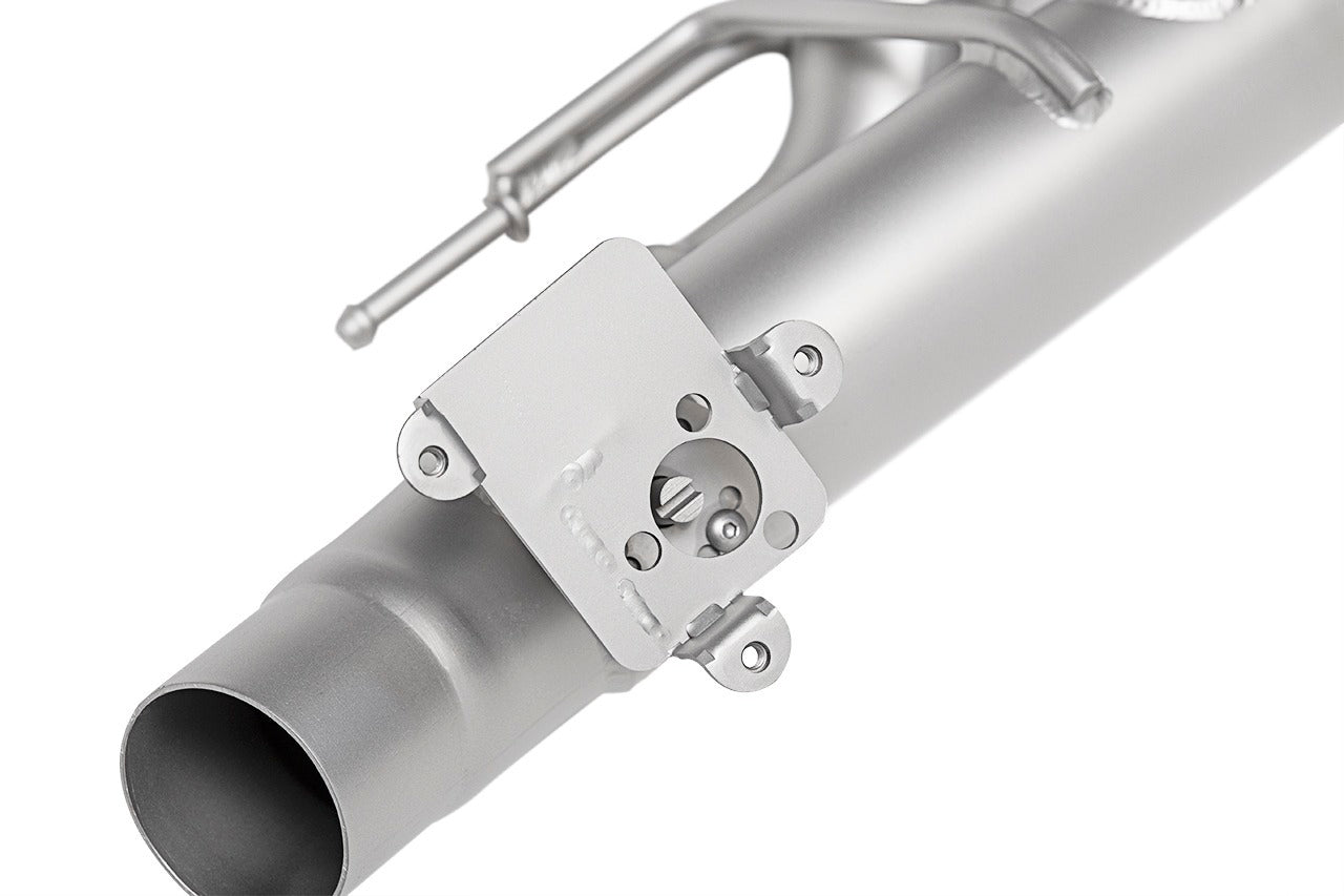 Soul Urus sport valved exhaust system: close-up of the valve actuator