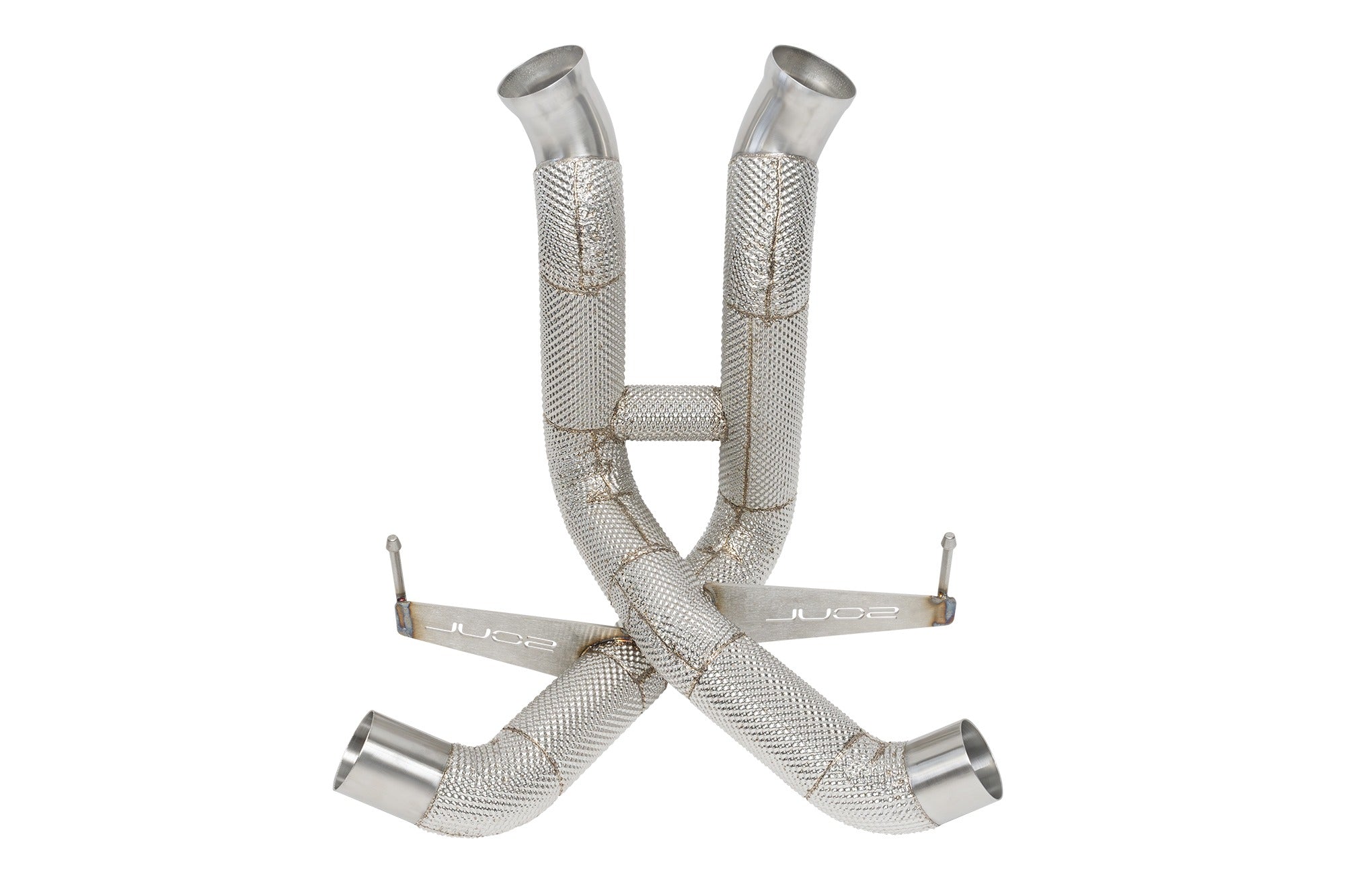 Soul 570S / 570GT / 540C competition package: competition package X-pipe, front view