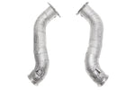 Soul 765LT / Senna catted / catless downpipes: pair of competition downpipes with heat shields