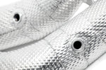 Soul 765LT / Senna catted / catless downpipes: close-up of the heat shield sleeve